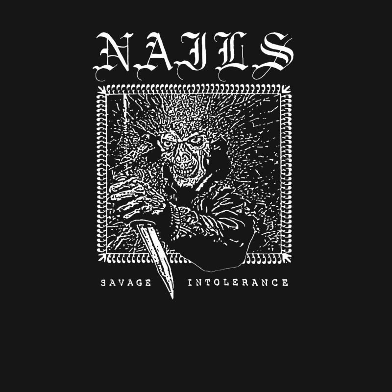 Nails Savage Intolerance Male Long Sleeve T-Shirt