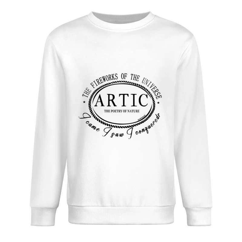 Universum Feuerwerk: Poesie der Natur Herren Pullover Sweatshirt