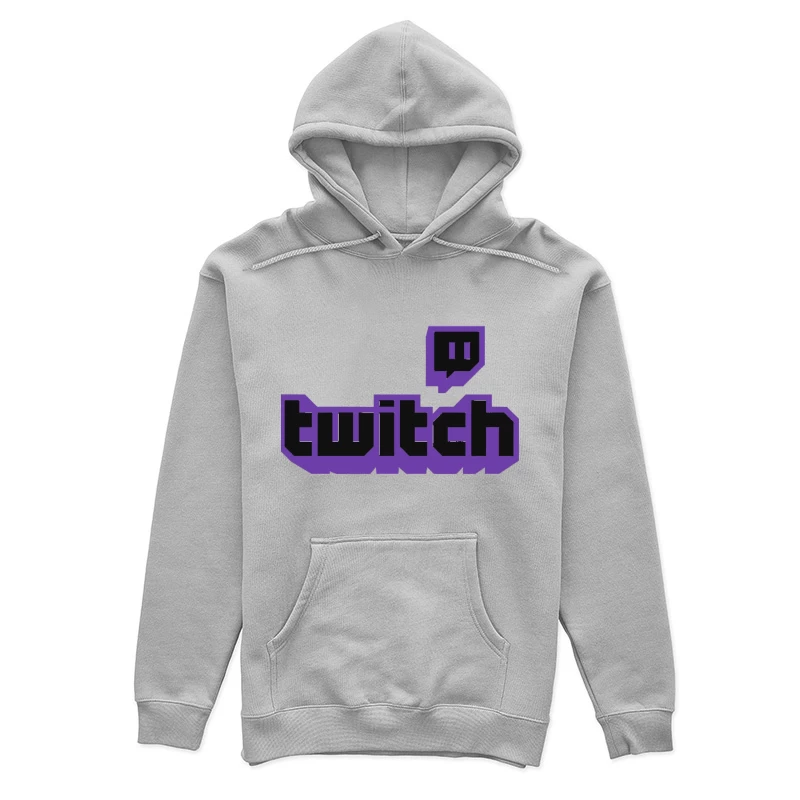 Twitch Gaming Platform Purple Logo Female Pullover Hoodie