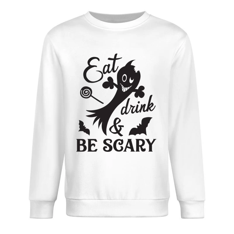 Fantôme amusant d'Halloween Homme Sweat-shirt à enfiler