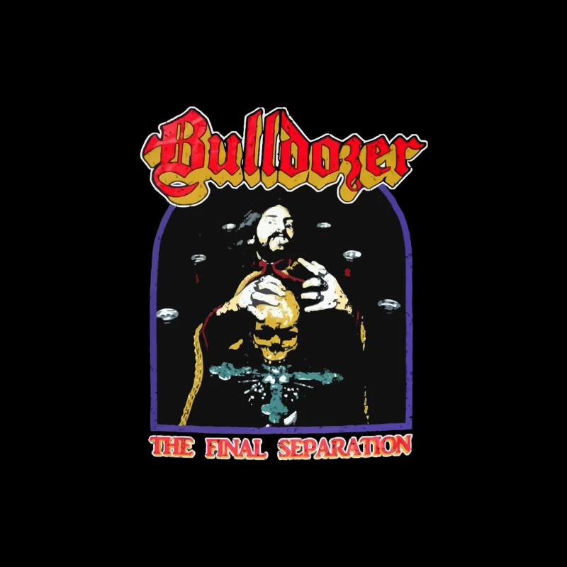 Bulldozer - The Final Separation Metal Album Cover Art Mouse Pad