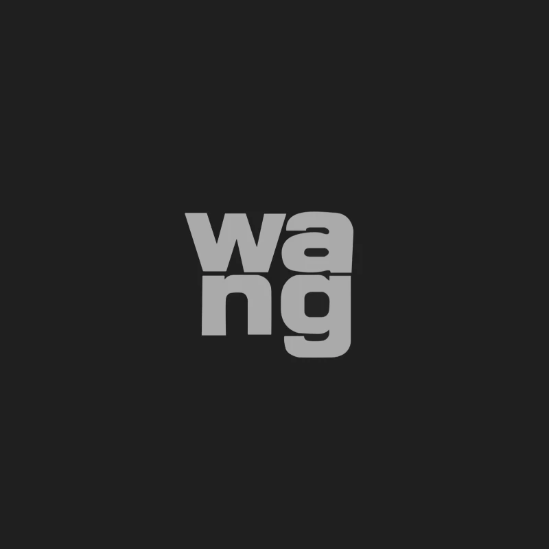 Minimalistisches WANG-Logo-Design Herren Tanktops