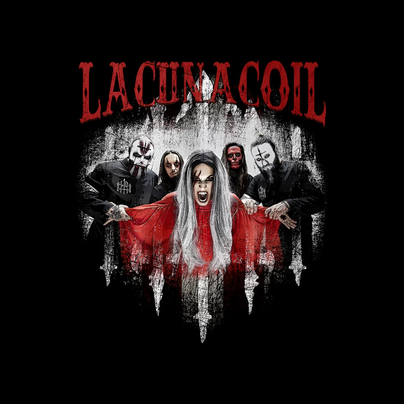 Lacuna Coil 119 Throw Pillow