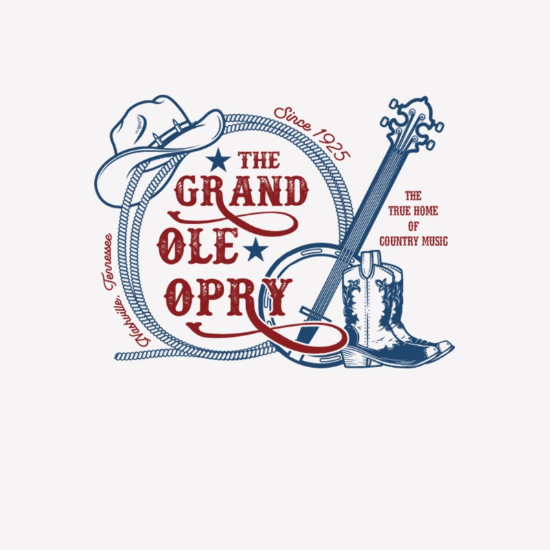 The Grand Ole Opry - The Home of Country Music Male T-Shirt