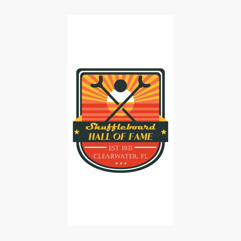 Shuffleboard Hall of Fame iPhone Case