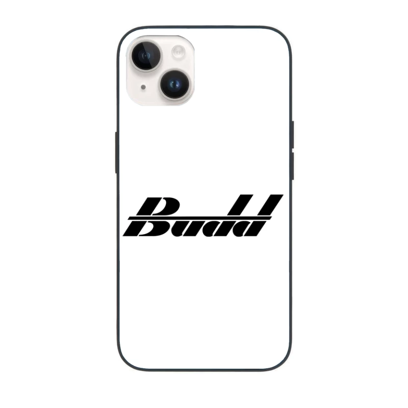 DHL Corporate Logo in Black and White iPhone Case