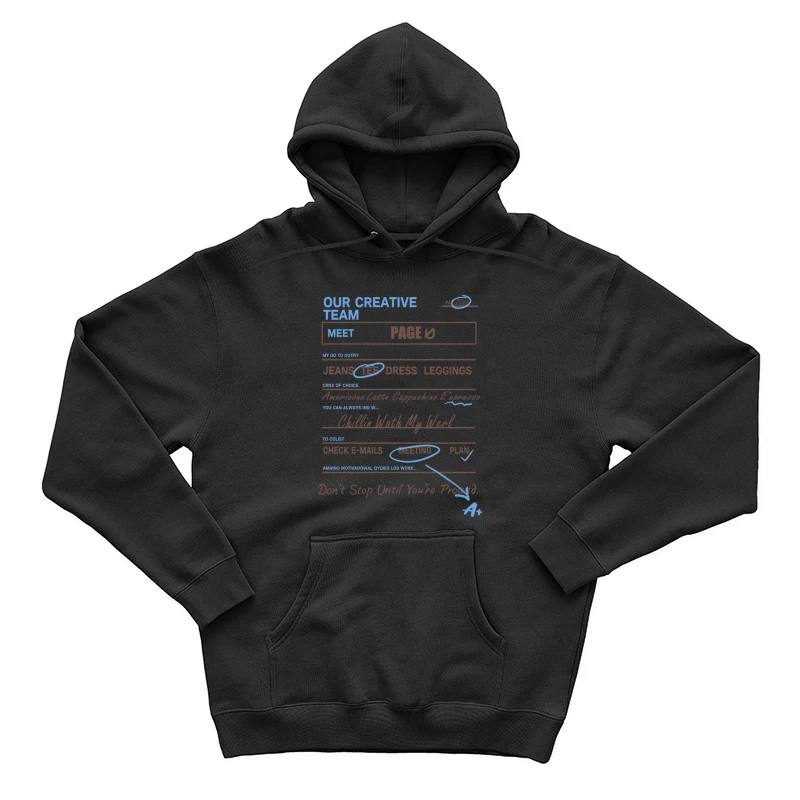 Kreativteam Vorstellung Herren Pullover Hoodie