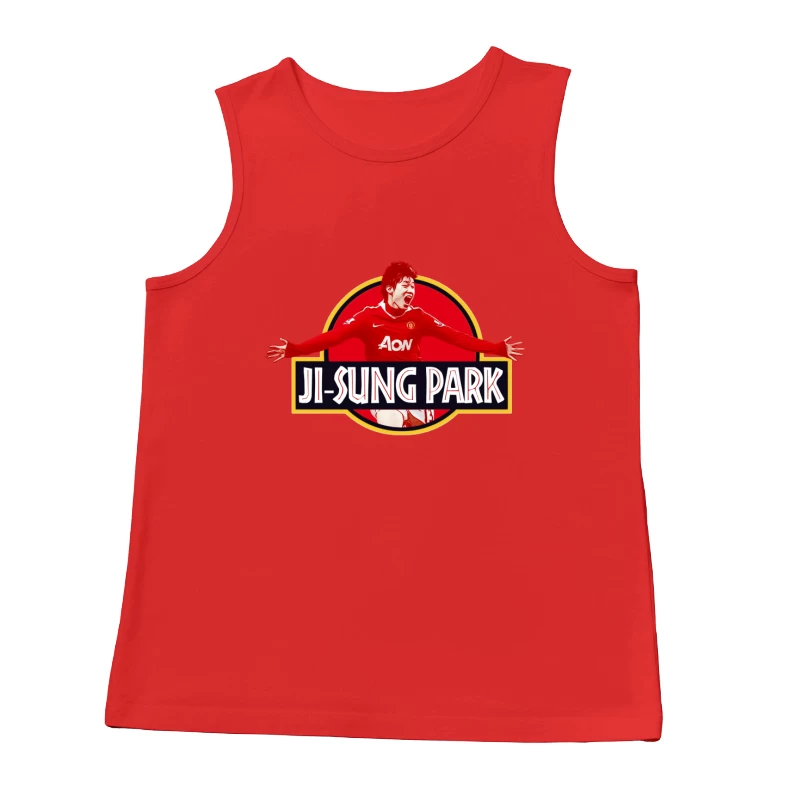 Retro Man United - PARK JI SUNG Male Tank Top