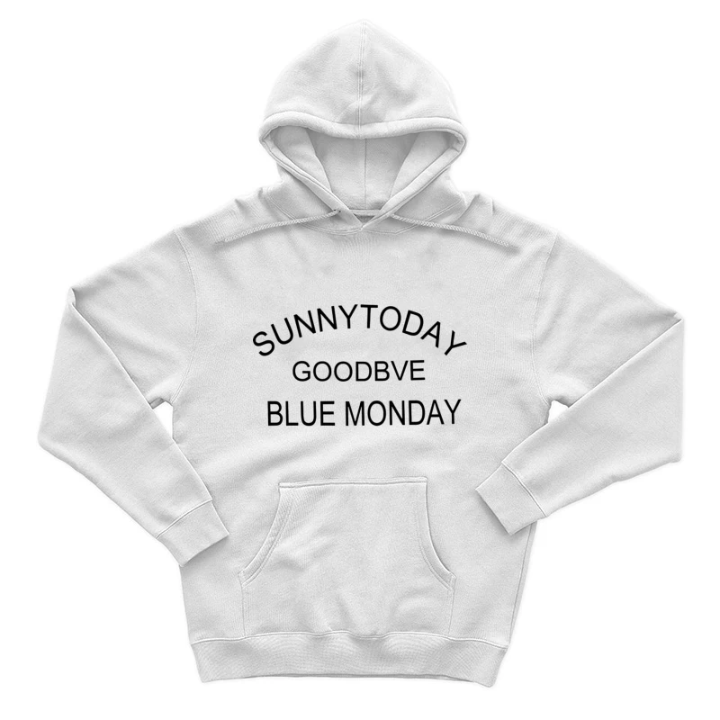 Sonnig heute, Abschied, Blauer Montag Herren Pullover Hoodie