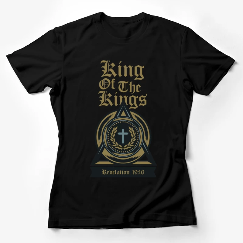 Symbole de la Foi avec Croix Femme T-Shirt