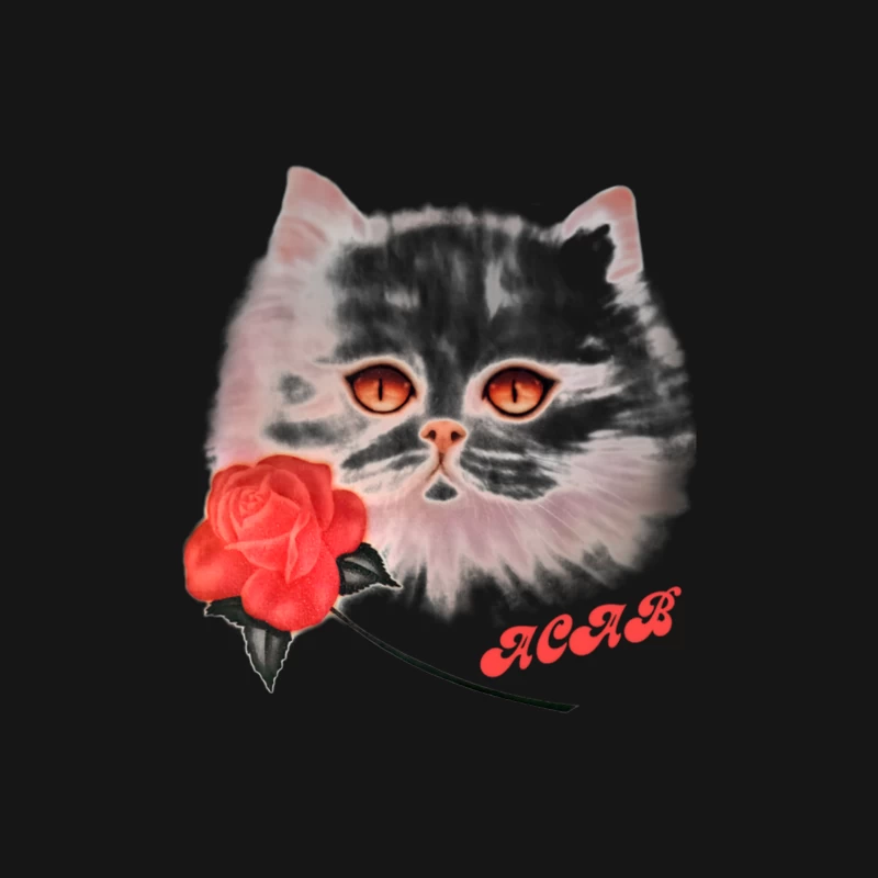 ACAB Cute Kitty Female Long Sleeve T-Shirt