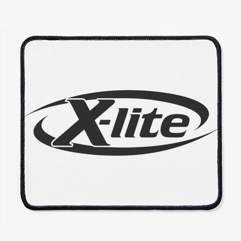 X-lite Black and White Brand Logo Design Mouse Pad