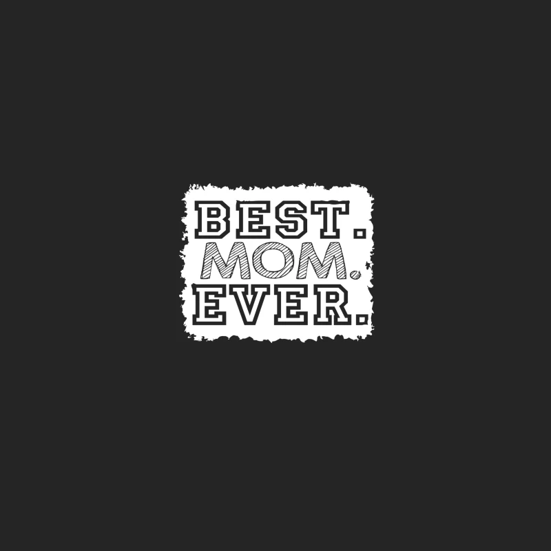 Design Typographique Noir et Blanc Femme Sweat-shirt à enfiler