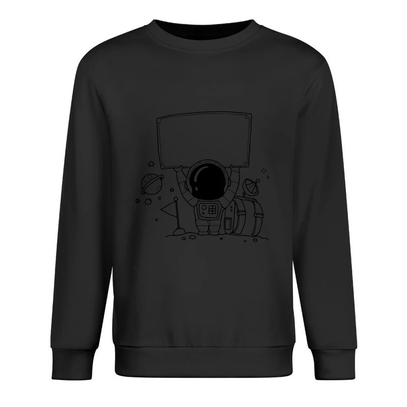 Künstlerisches Herzdesign Herren Pullover Sweatshirt