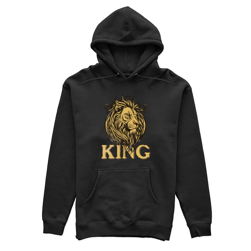 Majestätisches Löwendesign Damen Pullover Hoodie