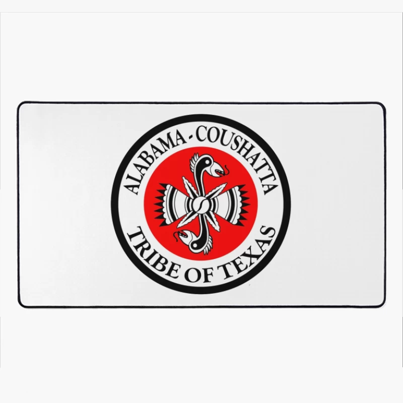 Alabama-Coushatta Tribe of Texas Official Seal Logo Desk Mat