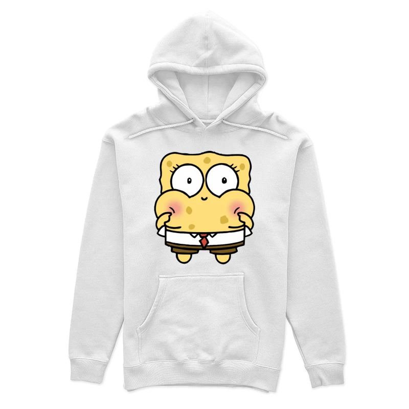 Niedliche Cartoon-Figur mit runden Augen Damen Pullover Hoodie