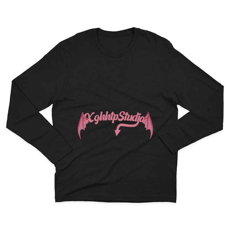Fantasy-Logo mit Flügeln Herren Langarm T-Shirt
