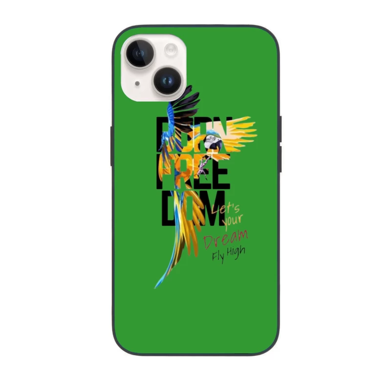 Born Free: Let Your Dreams Fly High iPhone Case