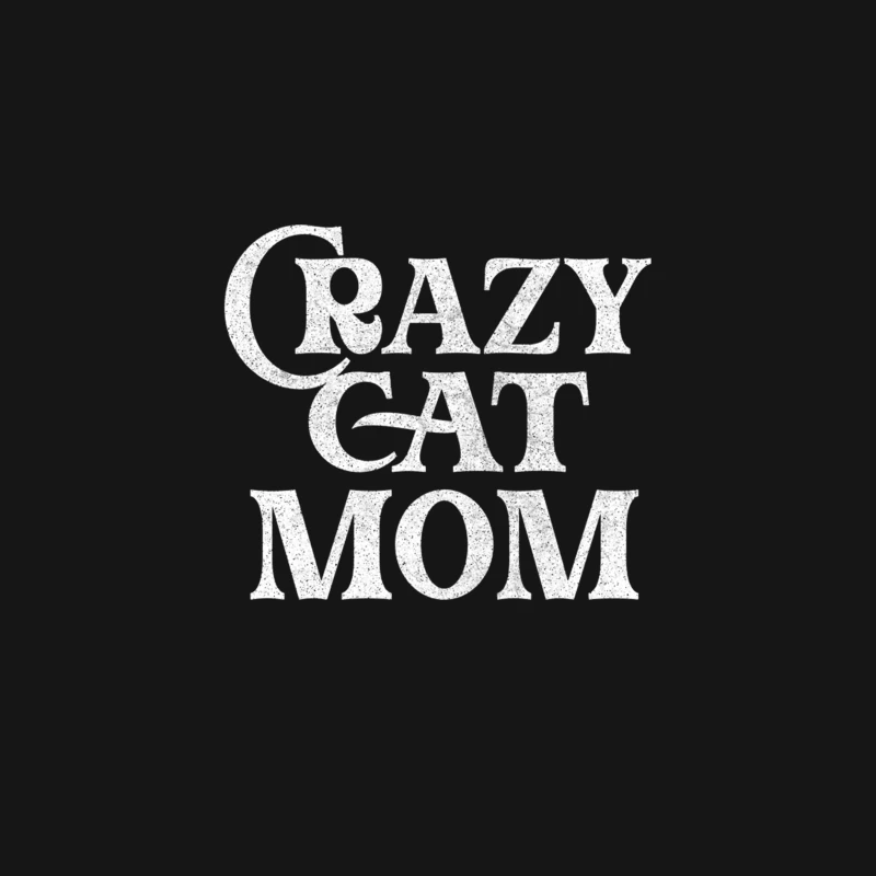 Crazy Cat Mom  Humorous Cat Lover Gift Desk Mat