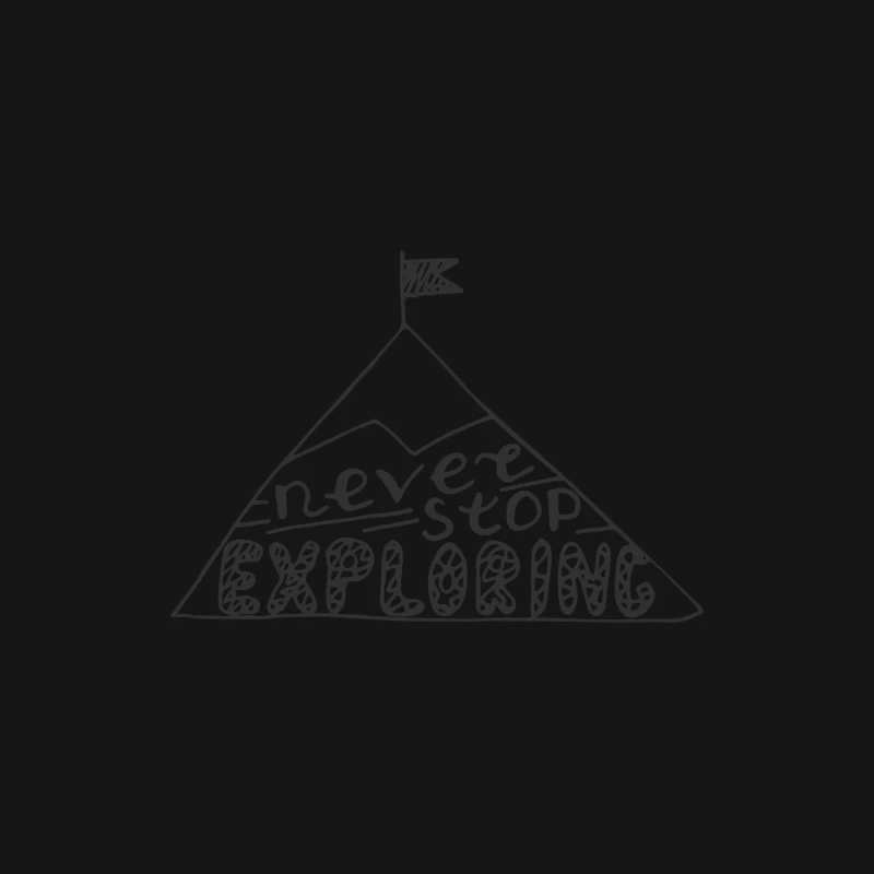 Ne jamais arrêter d'explorer le sommet Homme Manches Longues T-Shirt