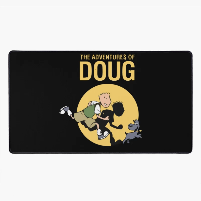 The Adventures of Doug - Classic 90s Animated Series Logo Desk Mat