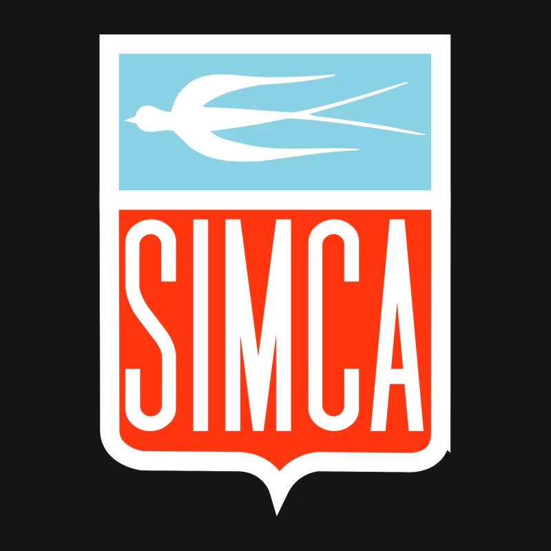 Vintage Simca old bird emblem 2