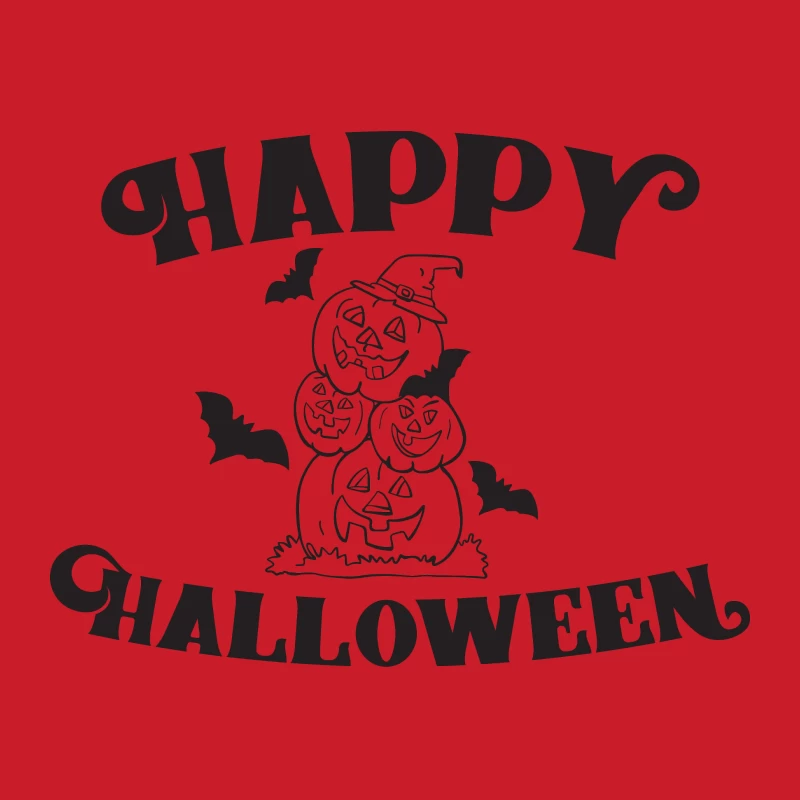 Citrouilles et chauves-souris pour Halloween Homme Sweat à capuche