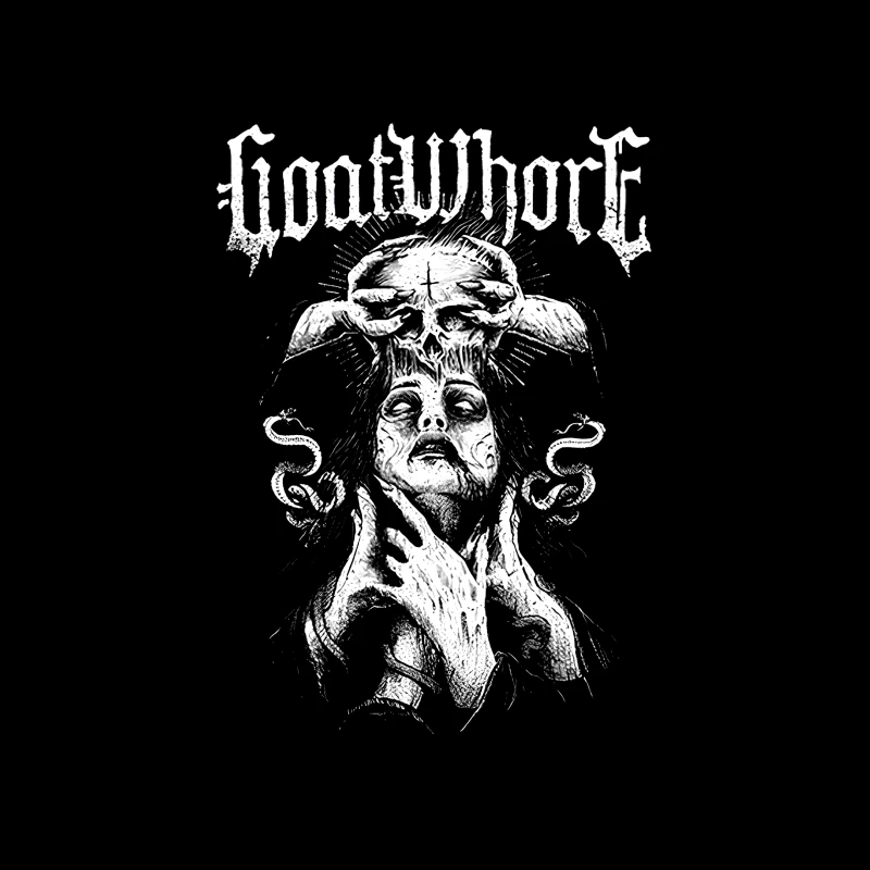 Goatwhore Satan's Flesh Throw Pillow