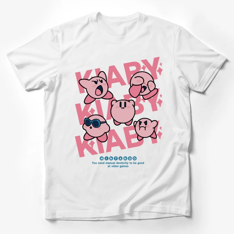 Verschiedene Kirby-Ausdrücke Design Herren T-Shirt