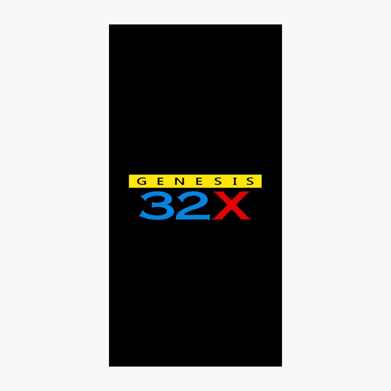 Genesis 32X: Retro Sega Gaming Console Logo iPhone Case