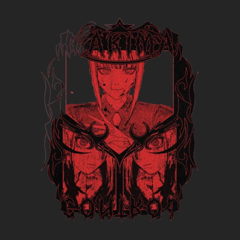 Akuma Anime Design Damen Pullover Sweatshirt