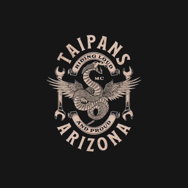 Logo Arizona Taipans avec Ailes Homme T-Shirt