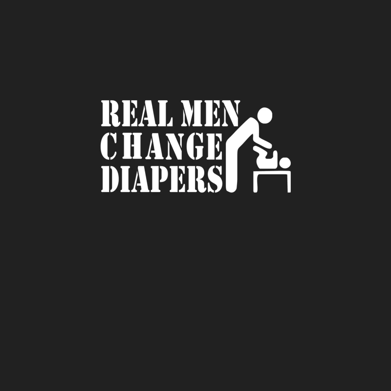 Real Men Change Diapers Bucket Hat