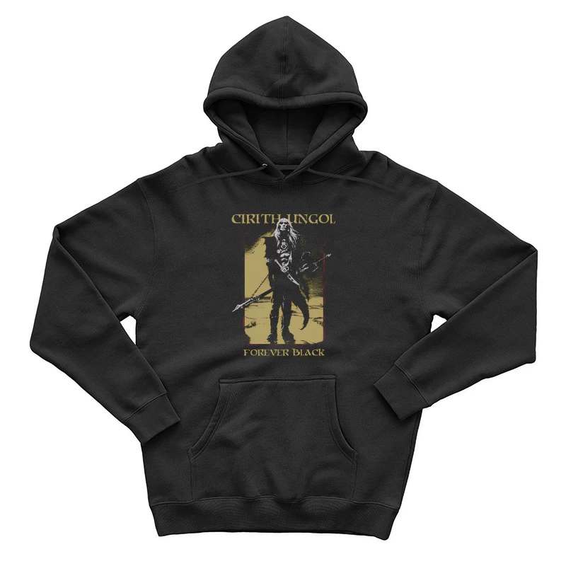 Cirith Ungol Forever Black Male Pullover Hoodie