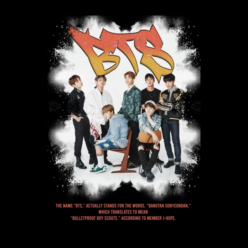 BTS: Popular K-Pop Boy Band from South Korea Pin