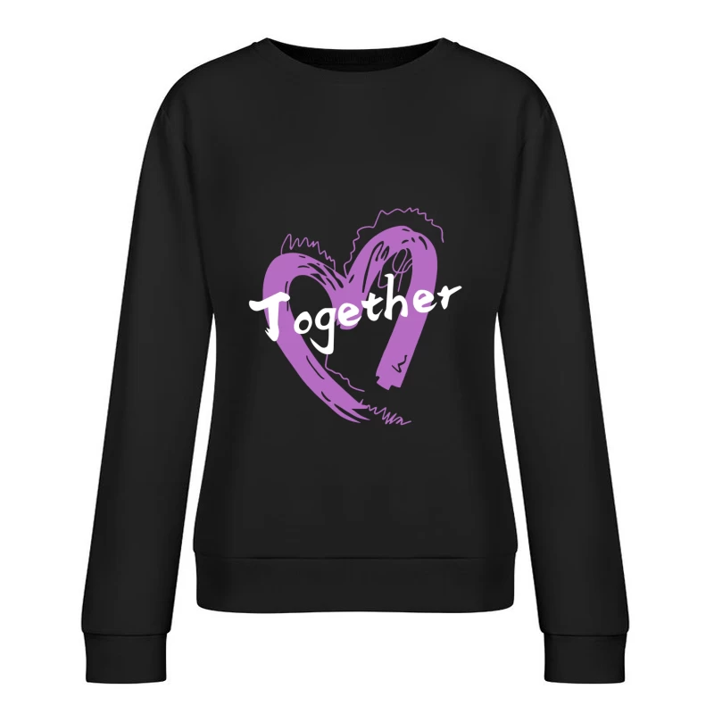 Gemeinsam in Liebe vereint Damen Pullover Sweatshirt