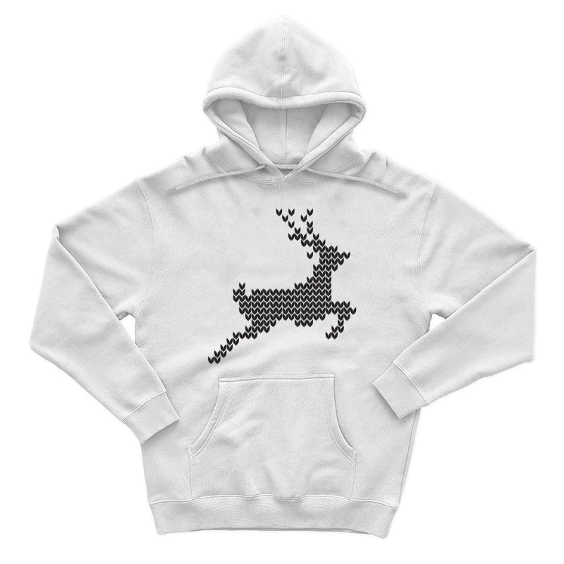 Art géométrique de cerf sauteuse Homme Sweat à capuche