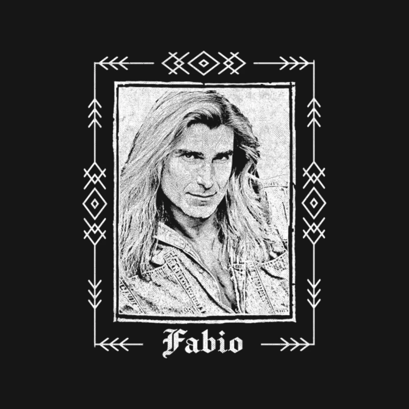 Fabio  80s Style Punksthetic Design Mouse Pad