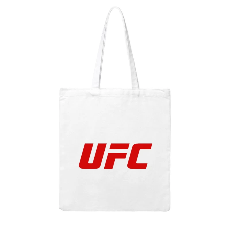 UFC (Ultimate Fighting Championship) Official Red Logo Cotton Tote Bag