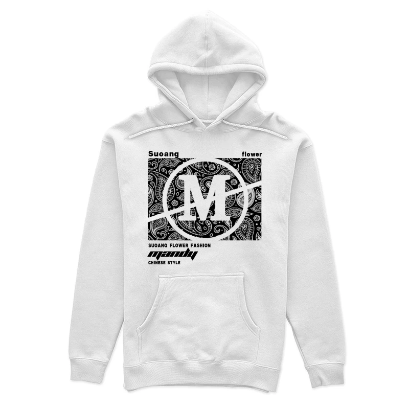 Paisley Muster mit Buchstaben Damen Pullover Hoodie