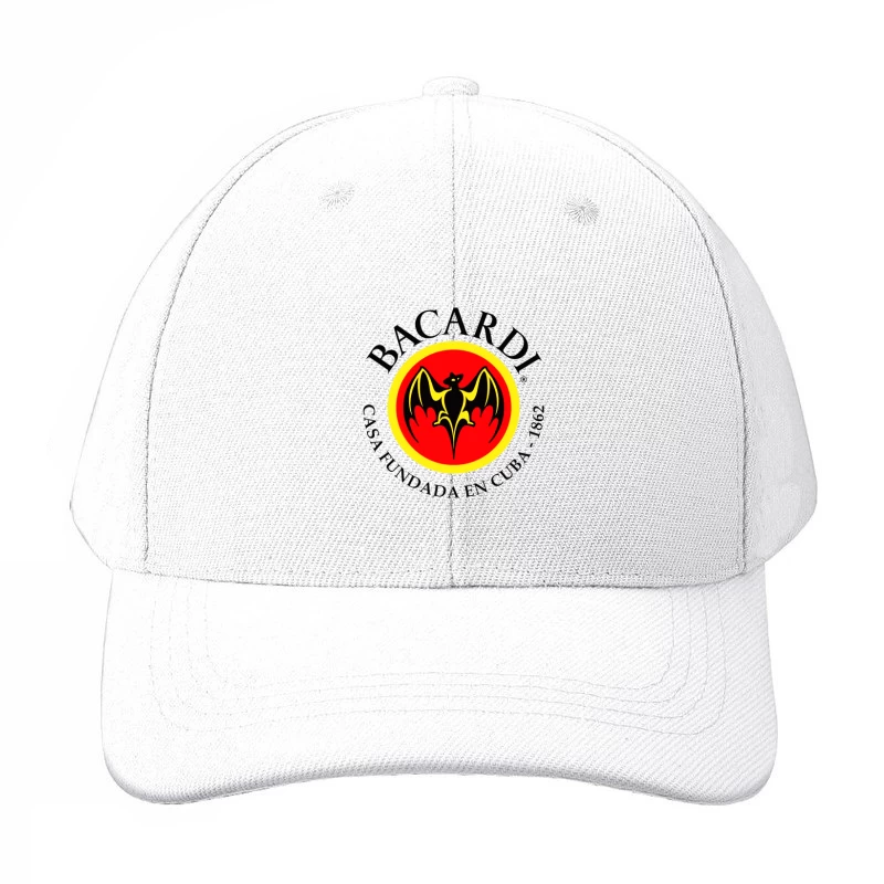 Bacardi Rum's Historic Cuban Bat Logo Baseball Cap