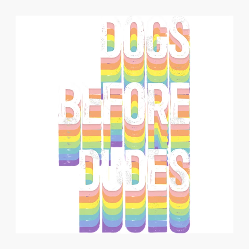 Dogs Before Dudes - Dog Lover Gift Pin