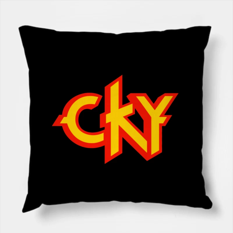 CKY Logo Throw Pillow