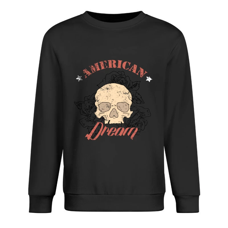 Crâne du Rêve Américain Homme Sweat-shirt à enfiler