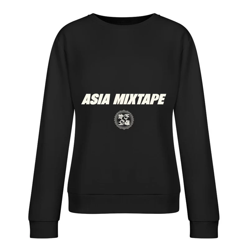 Asiatische Mixtape-Design mit Symbol Damen Pullover Sweatshirt