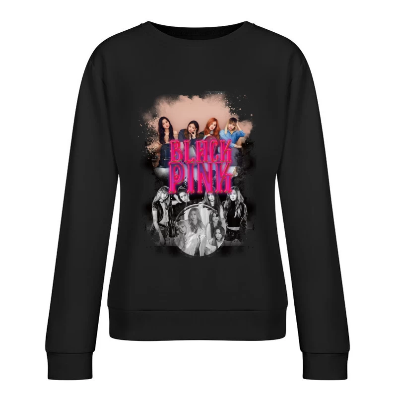 Blackpink: A Popular K-pop Girl Group Female Pullover Sweatshirt