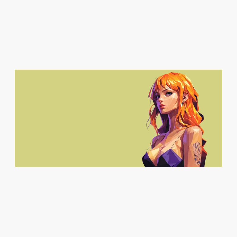 One Piece Nami Pop Art Portrait Coffee Mug