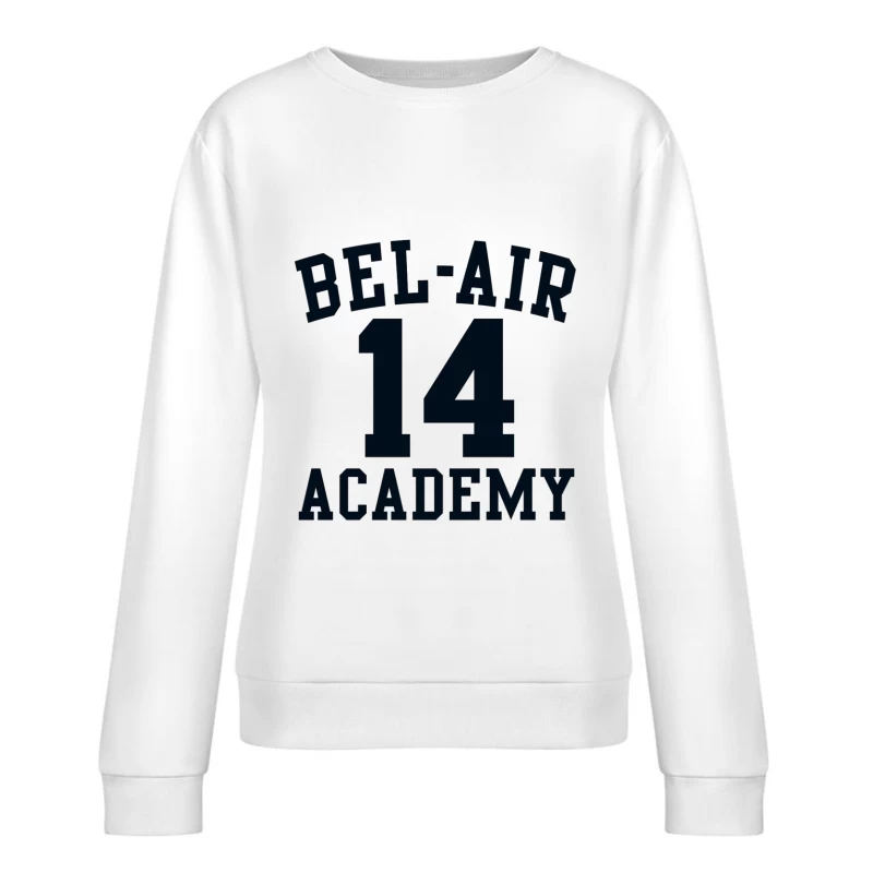 Bel-Air Academy Number 14 Athletic Jersey Design Female Pullover Sweatshirt