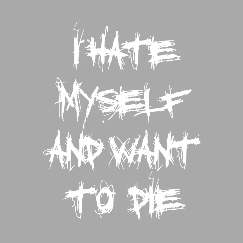 I Hate Myself And Want To Die Female Pullover Hoodie